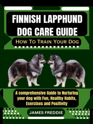 cover image of Finnish Lapphund Dog care guide